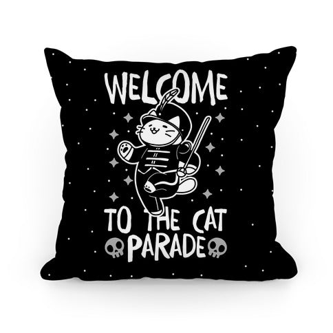 Welcome to the Cat Parade Pillow